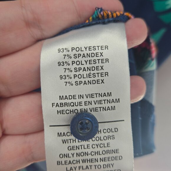 Birdie Bound Blue Tropical Golfing Polo Size XL - Picture 9 of 10